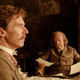 Benedict Cumberbatch and Toby Jones in The Electrical Life Of Louis Wain